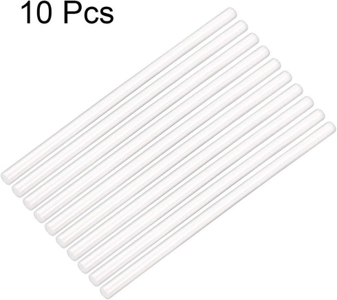 uxcell 10pcs Hot Glue Sticks for Glue Gun 7/16-inch x 10-inch Mini Hot Melt Adhesive Glue Stick White...