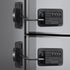 Fridge Lock (2 Pack), Heavy Duty Combination Refrigerator Lock, for Fridge, Cabinets, Window and Child Locks for Cabinets and Drawers, Strong Non-...