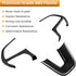 Steering Wheel Cover Trim Interior Accessories Decoration Kit for 2015-2021 Dodge Challenger Charger, for 2014-2021 Dodge Durango & Jeep Grand Che...