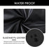 FORCHEER Split Office Chair Cover Waterproof PU Elastic Covers 2 Piece for Desk Computer Chair Slipcover Stretchable-Black...