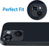 Compatible with iPhone 15 and 15 Plus Camera Lens Protector, Anti-Scratch Lens Cover 9H Tempered Glass Metal Camera Screen Protector Shockproof Ca...