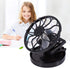 Electric Mini Solar Fan, Air Conditioner Cooling Cell Fan, Clip on Visor or Held by Hand, only Works in the Direct Sun...