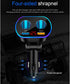 Car Charger Cigarette Lighter Splitter Adapter,120W QC3.0 Dual USB Car Charger with LED Voltmeter 12/24V Sockets Splitter Cigarette Lighter USB Ch...
