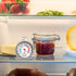 PECULA Refrigerator Thermometer Large Dial, Freezer Thermometer -30-30 Deg ?/-20-80 Deg ?, Fridge Thermometer by Stainless Steel, Thermometer for ...