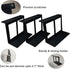 PIAOLGYI Under Desk Laptop Holder Mount with Screw,Bracket Devices Upto 2.7" Under Desk Mount for PS4,Xbox Series S,Xbox One S,Cable box,Laptop & ...