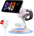 2024 Version 3 in 1 30W Supper Fast Wireless Charging Station for iPhone Apple Watch AirPods, Magnetic Charger Stand Dock Multiple Devices for 15/...