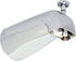 Tub Spout with Front Diverter, 1/2 inch IPS Female Front End Thread, 5-1/4 inch Overall Length, for 4 inch to 4-3/8 inch Length Galvanized Pipe Ni...