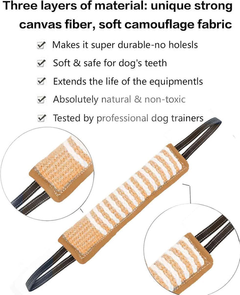 Dog Tug Toy Dog Toy Dog (hemp brown)...