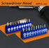 Home DIY tools Universal Socket Wrench Auto Adjustable Size(7-19mm) with Strong Magnetic Screw Driver and Bendable Extension Cable for Corner Driv...