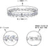 EVER FAITH Glamorous Cubic Zircon Wedding 2 Layers Small Leaf Roman Tennis Bracelet for Brides...