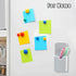 2 Pcs Magnetic Marker Holder Wall Mount Marker Caddy Pencil Holder for Dry Erase Whiteboard Fridge, Self Adhesive Marker Pen Holder for Home Offic...