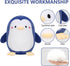 Penguin Plush Pillow, Soft Penguin Stuffed Animal Hugging Pillow Toy Gifts for Birthday, Valentine, Christmas, 9.8 Inch...