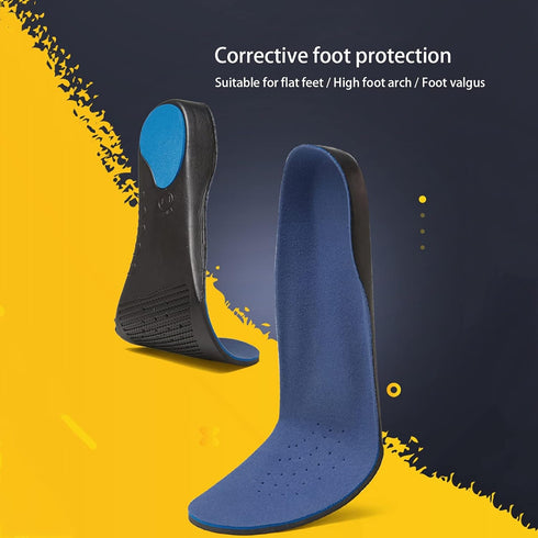 Arch Support Insoles for Women and Men Orthotic Plantar Fasciitis Pain Relief Relieve Flat Feet High Arch Foot Pain Apply to Sneakers or Work Boot...