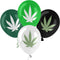 Marijuana (weed) Leaf Latex Party Balloons - 12 Inch/25 Pack - Celebrate 420 or any other day!...