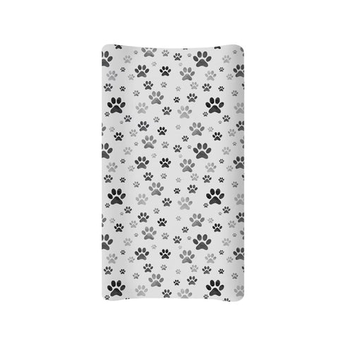 Changing Pad Covers for Boys Girls, Animal Paw Print Diaper Changing Table Pad Cover Soft Comfy Changing Mat Covers for 32"x16" Contoured Pad...