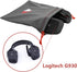 Universal Waterproof Headphone Protection Pouch Bag for Varias Headsets 11" x 9.25" inch Metallic Gray Color...