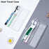 Toothbrush Case 2 Packs, Transparent Toothbrush Travel Case, Plastic Toothbrush Holder Travel Size, 7.87 x 2.36x 1.18 inches Portable Toothbrush C...