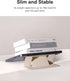 MOFT Laptop Stand for Desk, Adhesive Laptop Stand with 2 Adjustable Viewing Angles, Foldable and Portable Computer Stand Compatible with MacBook A...