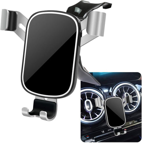 LUNQIN Car Phone Holder for Mercedes Benz GLB-Class 2020 2021 2022 2023 2024 2025 GLB250 AMG 35 4Matic and Benz EQB 2022-2025 250+ 300 350 Auto Ac...