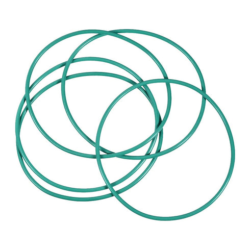 uxcell Fluorine Rubber O-Rings, 69mm OD 65.2mm ID 1.9mm Width FKM Seal Gasket for Machinery Plumbing, Green, Pack of 5...