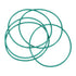 uxcell Fluorine Rubber O-Rings, 69mm OD 65.2mm ID 1.9mm Width FKM Seal Gasket for Machinery Plumbing, Green, Pack of 5...