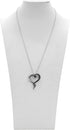 Controse Women's Silver-Toned Heart Shaped Stainless Steel Dark and Bright Tentacle Octopus Necklace 31"...