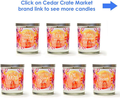 CEDAR CRATE MARKET - I'm A Teacher, What's Your Superpower - Teacher Gifts, Candles for Appreciation Present for Teachers from Students, Parents, ...