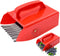 1/2/4 Pack Berry Picker, Berry Pickers and Rakes with Metallic Comb and Ergonomic Handle for Easier Berry Picking, Blueberry Rake Scoop for Bluebe...