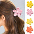 1Pc Purple Hair Claw Clips,Hair Accessories,Flower Shaped Plastic Jaw Clips Anti-scratch Smell-less Useful Hold Tightly Purple Clips and Barrettes...