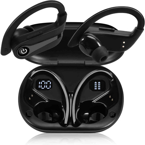UrbanX Challenger Series Sports Earphones Wireless Bluetooth with Built-in Mic, 200H Playtime, Immersive Sound, Quick-Pair, Secure Fit, IPX7 Water...