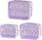3pcs Clear Makeup Bags,Transparent Women Cosmetic Bag with Zipper,Daisy Beauty Case,Make Up Organizer Storage,Bath Toiletry Wash Bag...