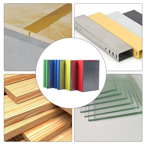 CALIDAKA 4 Pcs/Set Diamond Hand Polishing Pads,Glass Grinding Pads for Sanding Concrete Glass Stone Granite Marble(60#,100#,200#,400#)...