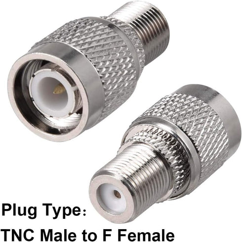 uxcell TNC Male to F Female Brass Connector RF Coaxial Coax Adapter 1pcs...