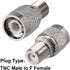 uxcell TNC Male to F Female Brass Connector RF Coaxial Coax Adapter 1pcs...