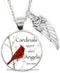 Wklo0avmg Red Cardinal Bird Jewelry, Cardinal Pendant Necklace, Christmas Cardinal, Red Cardinal Bird,QK0O97...