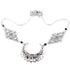 Doubnine Crescent Moon Boho Head Chain Pendant Gothic Forehead Headpiece Headband Retro Hair Accessories Wedding Head Dress for Women Bride Women ...