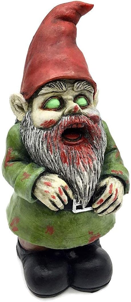 G150027 Zombie Walking Dead Gnome Garden Statue Sculpture...