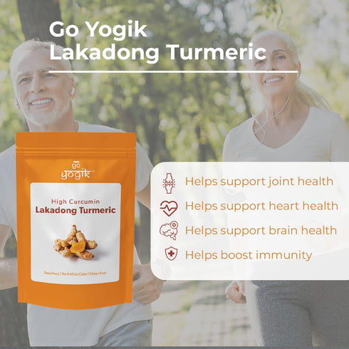 Go-Yogik Lakadong Turmeric Powder-5.3oz, High Curcumin -Lab Tested | Superfood | Traditionally grown, Direct from India....