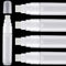 4 Pack White Paint Pens Empty Acrylic Permanent Marker Clear White Marker Pen Fine Point Empty Refillable Markers Empty Markers for Rock Painting ...