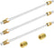 MuHize 3/16 Brake Lines Kit - Zinc-coated Brake Line with fittings, 10 Inches Silver Brake Line Tubings with Double Flared Ends with and Unions, I...