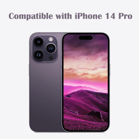 3pcs/Set 14 Pro Rear Back Camera Glass Lens Replacement for iPhone 14 Pro Camera Glass Lens Covers Replacement with Adhesive Preinstalled + Replac...