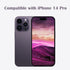 3pcs/Set 14 Pro Rear Back Camera Glass Lens Replacement for iPhone 14 Pro Camera Glass Lens Covers Replacement with Adhesive Preinstalled + Replac...