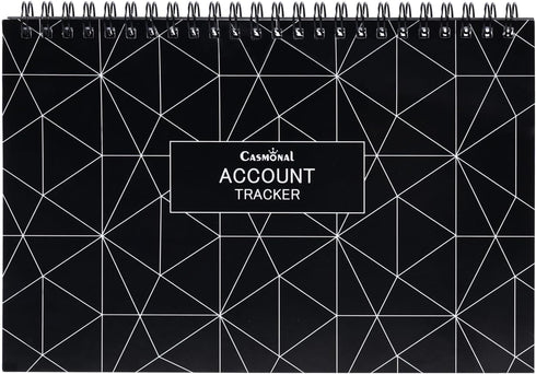 CASMONAL A5 Check Registers for Personal Checkbook, Big Checkbook Register & Financial Transaction Ledger Log Book for Small Business, Track Payme...