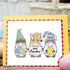 Easter Gnomes Clear Stamps for Card Making and Journaling, Cute Gnome Silicone Stamps Easter Words Banner Rubber Stamps for Scrapbooking DIY Cards...
