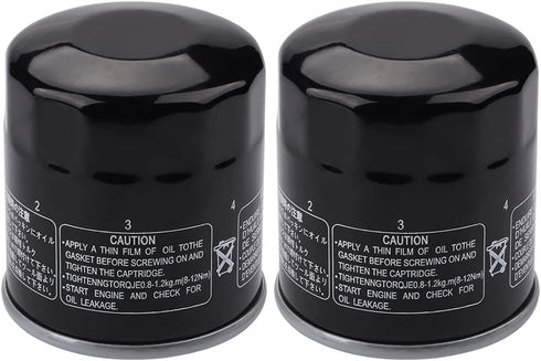 HF303 303 Oil Filter Replacement for PH6017A 51358 Kawasaki Prairie 400 Oil Filter Ninja 400 ABS CB400 CB400F NT400 EN650 ZR400 EX400 EX650 VN900 ...