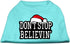 Mirage Pet Products 20-Inch Don't Stop Believin' Screenprint Shirts for Pets, 3X-Large, Black...