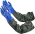 Long Waterproof Gloves, Long Chemical Gloves, Reusable, Padded Cotton Lined/Acid & Oil Resistant 28 inch XL...