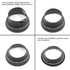 RECOIL SPB65 Foldable Silicone 6.5” Car Speaker Baffle Kits with Egg Crate Foam for Sound Quality Improvement and Speaker Protection One Pair...