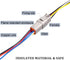 Deutsch DT 6 Pin Connector, 6 Way DT Automotive Waterproof Electrical Connector Male Female Plug Wiring Harness with 16AWG Cable Wire,for Car,Truc...