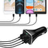 USB Car Charger Adapter, QC 3.0 Fast car Charger, 4-Port Multi 9.6 Amp 48W Rapid Car Charger Compatible with iPhone 13/12/11 Pro Max, Samsung Gala...